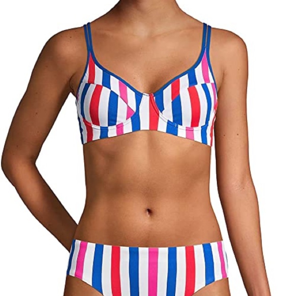 NWT Land’s End Reversible Bikini Bottoms Size 10